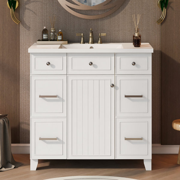 Modern Luxe Furniture 36" Single Bathroom Vanity Set & Reviews | Wayfair